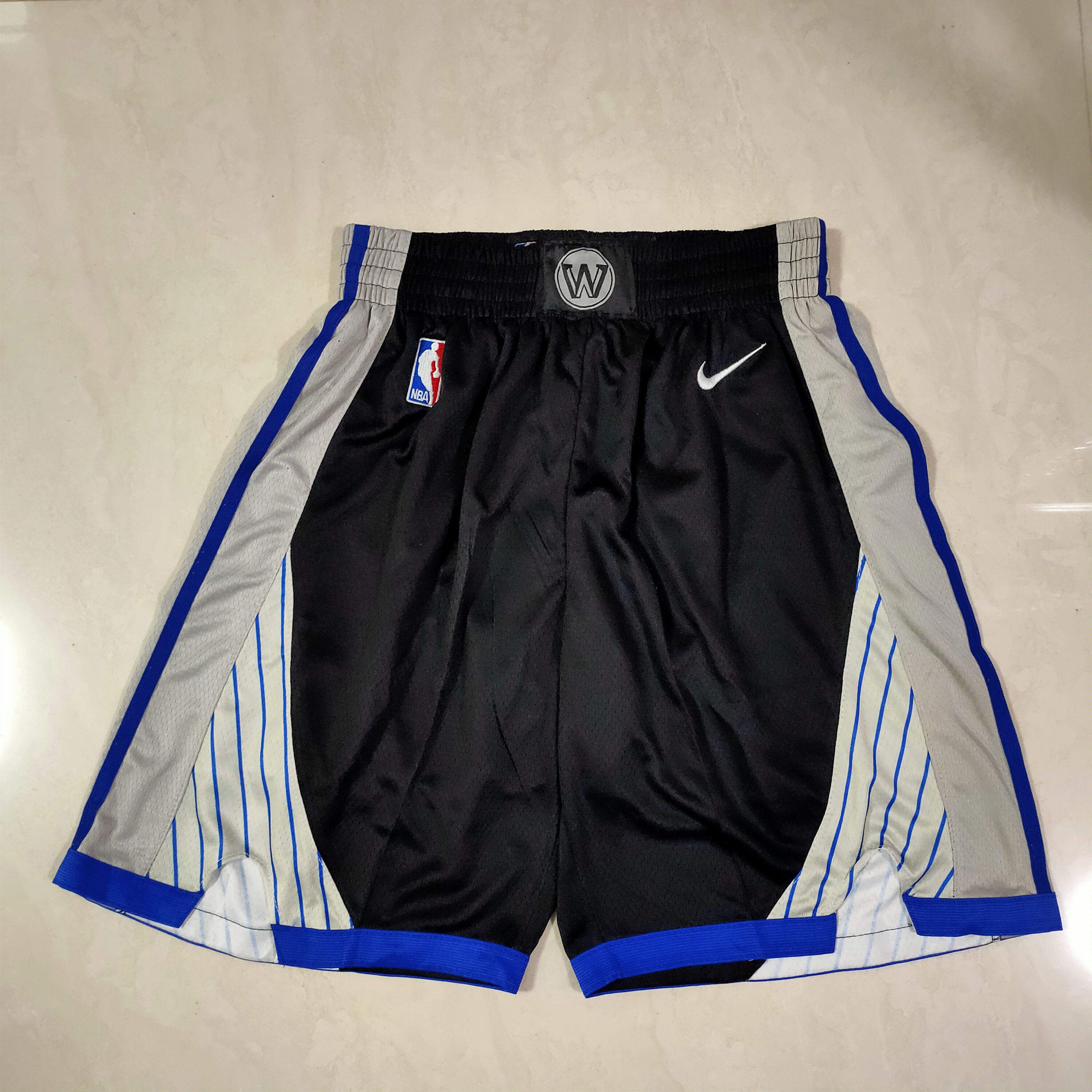 Men NBA Golden State Warriors Black Shorts 0416->golden state warriors->NBA Jersey